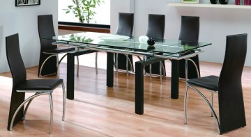 столы для кухни стеклянные